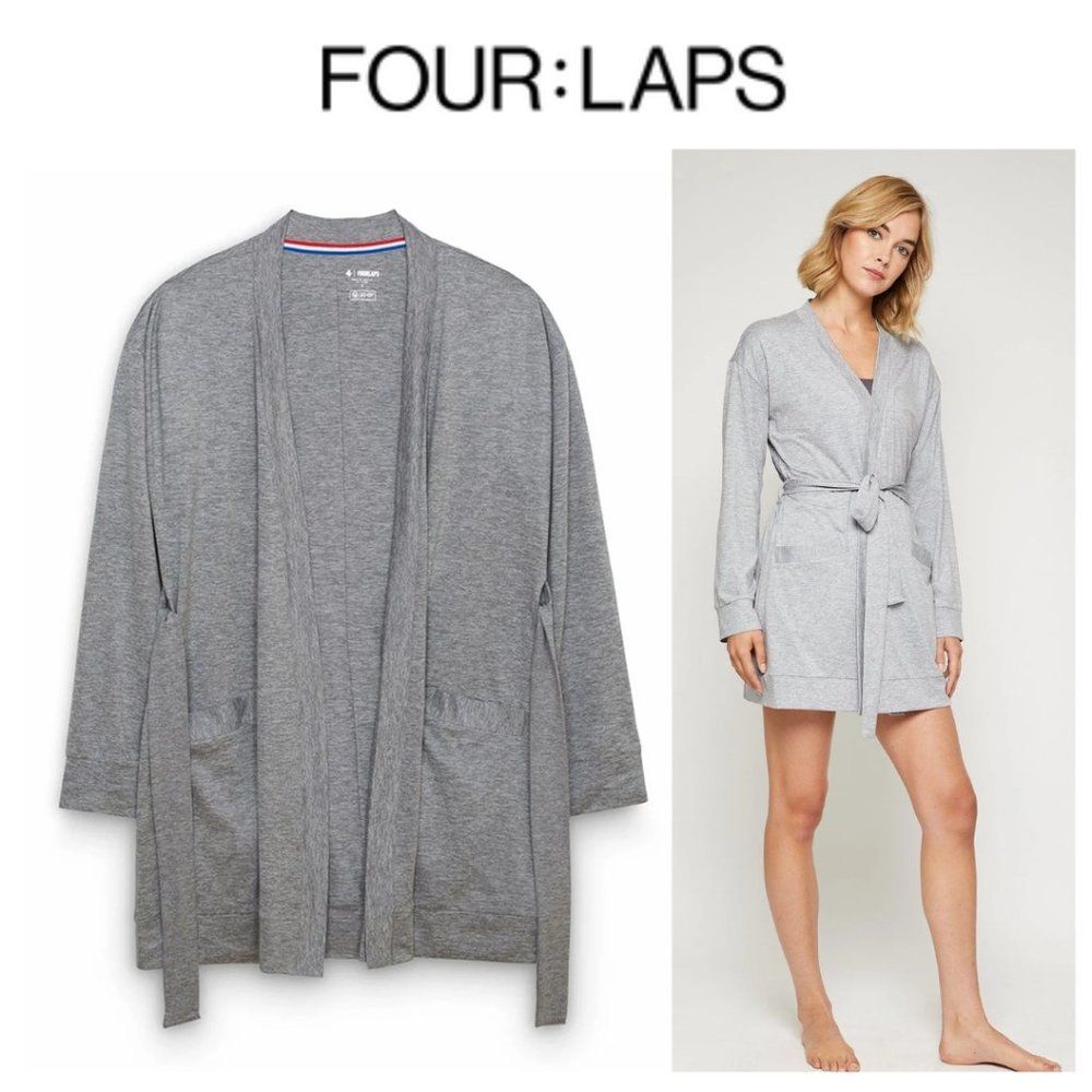 NWT Fourlaps Stratus Wrap Grey Heather